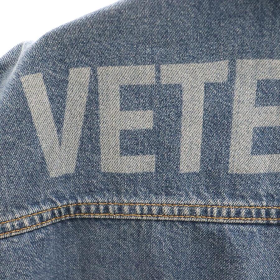 VETEMENTS ヴェトモン 20AW バックロゴ プリント スナップボタン VETEMENTS ヴェトモン 20AW バックロゴ プリント スナップボタン