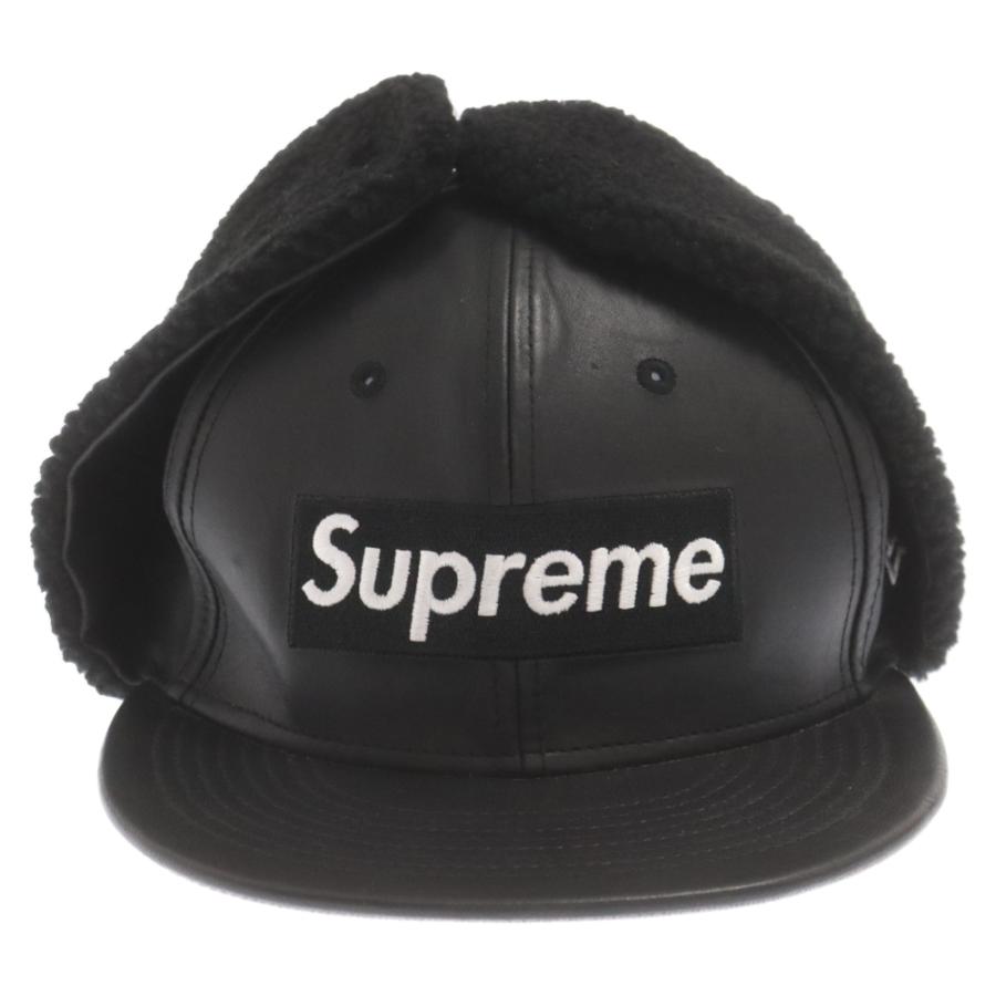Supreme（シュプリーム） × NEW ERA 22FW Leather Earflap Box Logo
