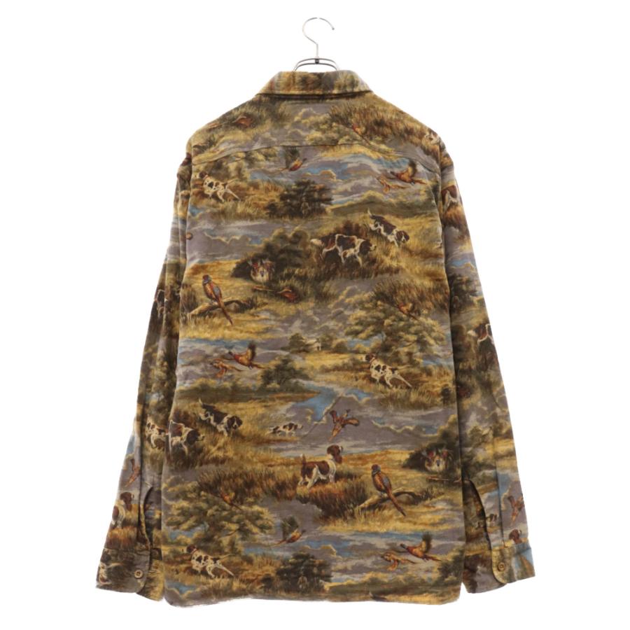 RRL ダブルアールエル Print Flannel Work Shirt アニマル柄長袖シャツ