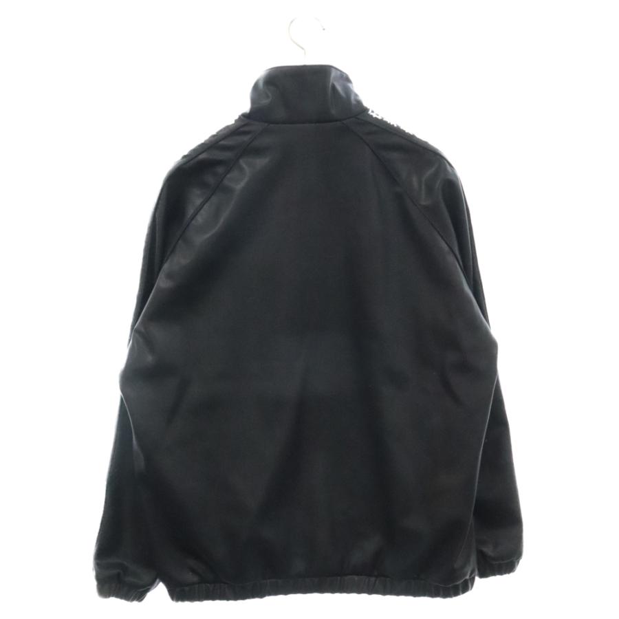 ブラックアイパッチ KANJI TAPED FAUX LEATHER TRACK JACKET ブラックアイパッチ KANJI TAPED FAUX LEATHER TRACK JACKET