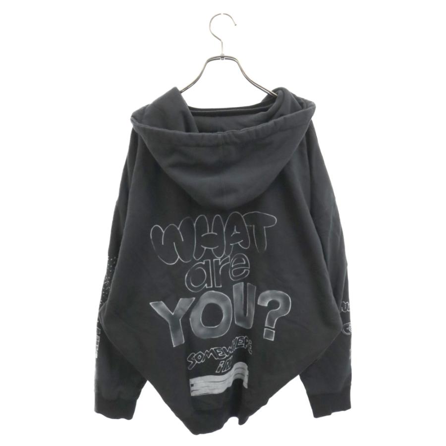 MIHARAYASUHIRO ミハラヤスヒロ 21AW Wide Back Hoodie ペイント MIHARAYASUHIRO ミハラヤスヒロ 21AW Wide Back Hoodie ペイント