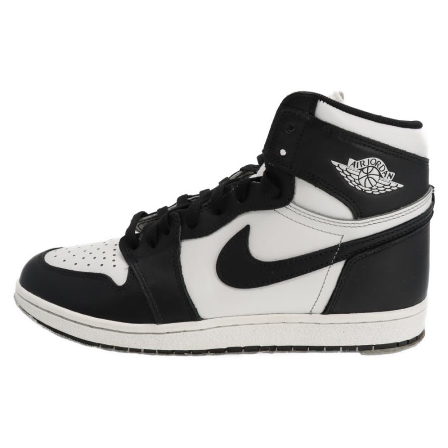 28cm ナイキ エアジョーダン1 ハイ 85 ブラック 黒 スニーカー