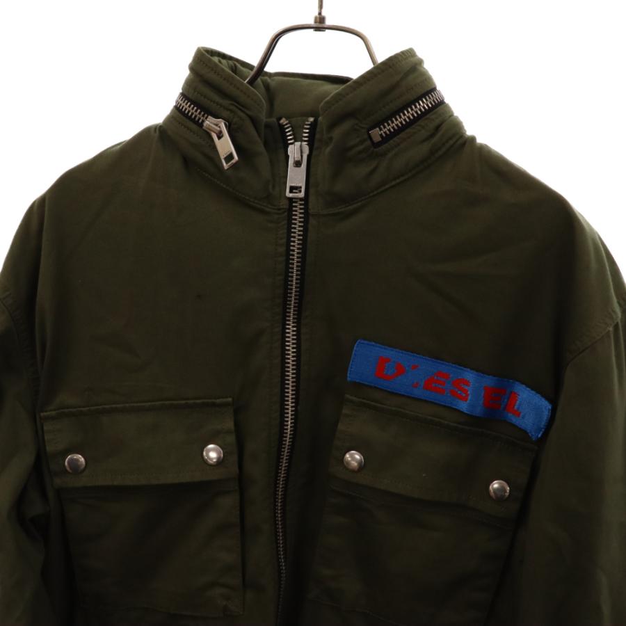 DIESEL ディーゼル M-65 ロゴテープ ミリタリー ジップアップ  