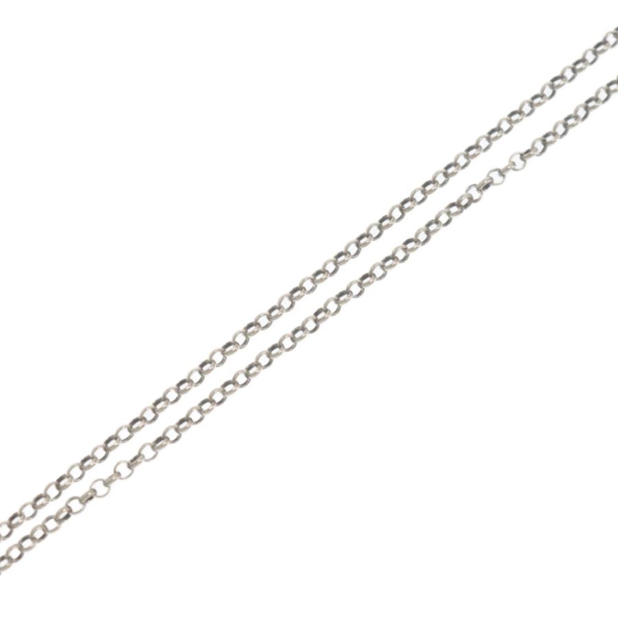 クロムハーツ925シルバー ロールチェーン 18インチ（訳あり） CHROME HEARTS（クロムハーツ） NECKCHAIN R18 ロールチェーン