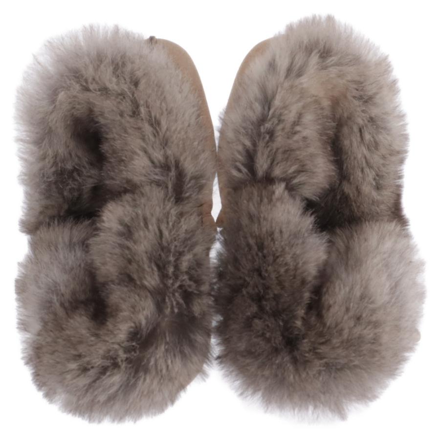 LOUIS VUITTON ルイヴィトン ウェッジヒール インサイドジップ ファー