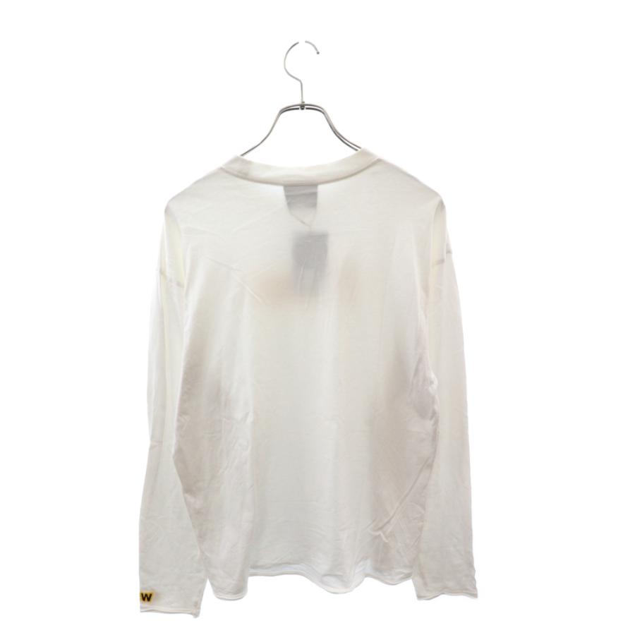 drew house ドリュー ハウス フロントロゴ 長袖Tシャツ ホワイト drew house ドリュー ハウス フロントロゴ 長袖Tシャツ ホワイト