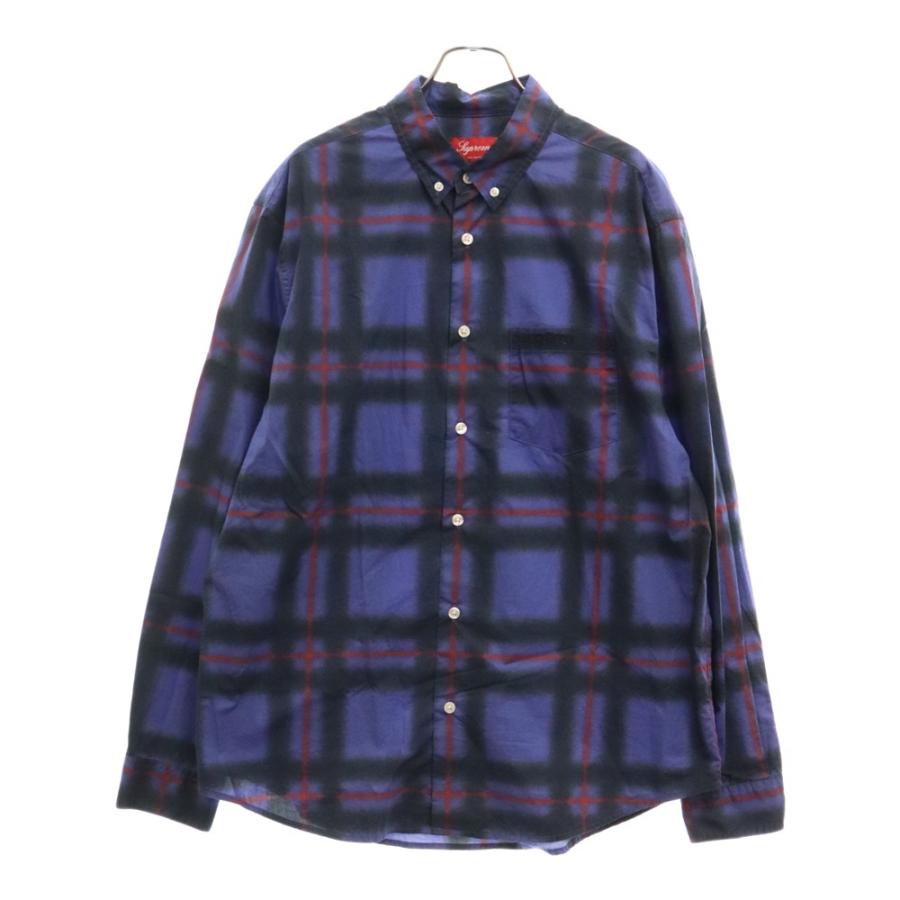 21ss Supreme シュプリーム Spray Tartan Shirt M