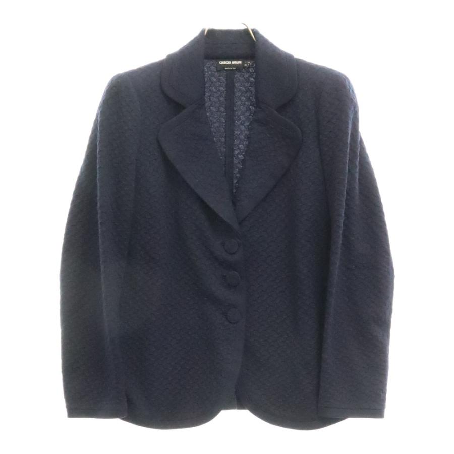 GIORGIO ARMANI ジョルジオアルマーニ 3B エンボス コットンテーラード  