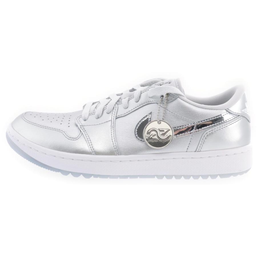 【新品・未使用】ナイキ エアジョーダン1 ロー ゴルフ ギフトギビング　シルバー NIKE - ナイキ エアジョーダン1 ロー ゴルフ 