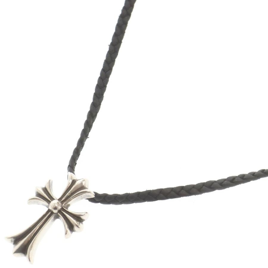 CHROME HEARTS クロムハーツ CH CRS SML BC/スモールCHクロス レザー