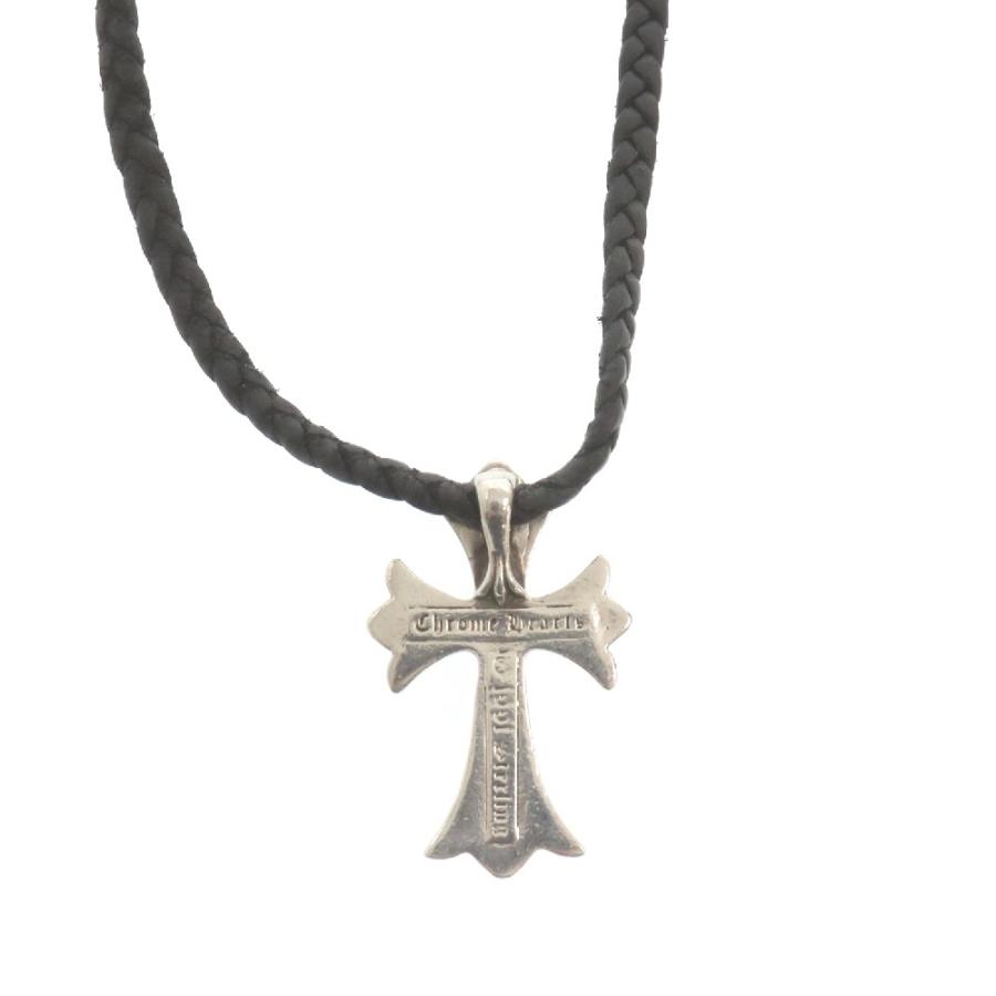 CHROME HEARTS クロムハーツ CH CRS SML BC/スモールCHクロス レザー