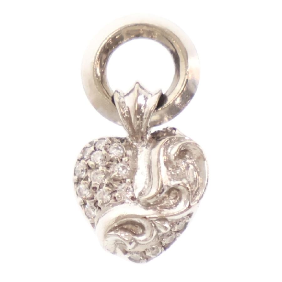 CHROME HEARTS（クロムハーツ） 18KWG STACK HEART P/D スタック