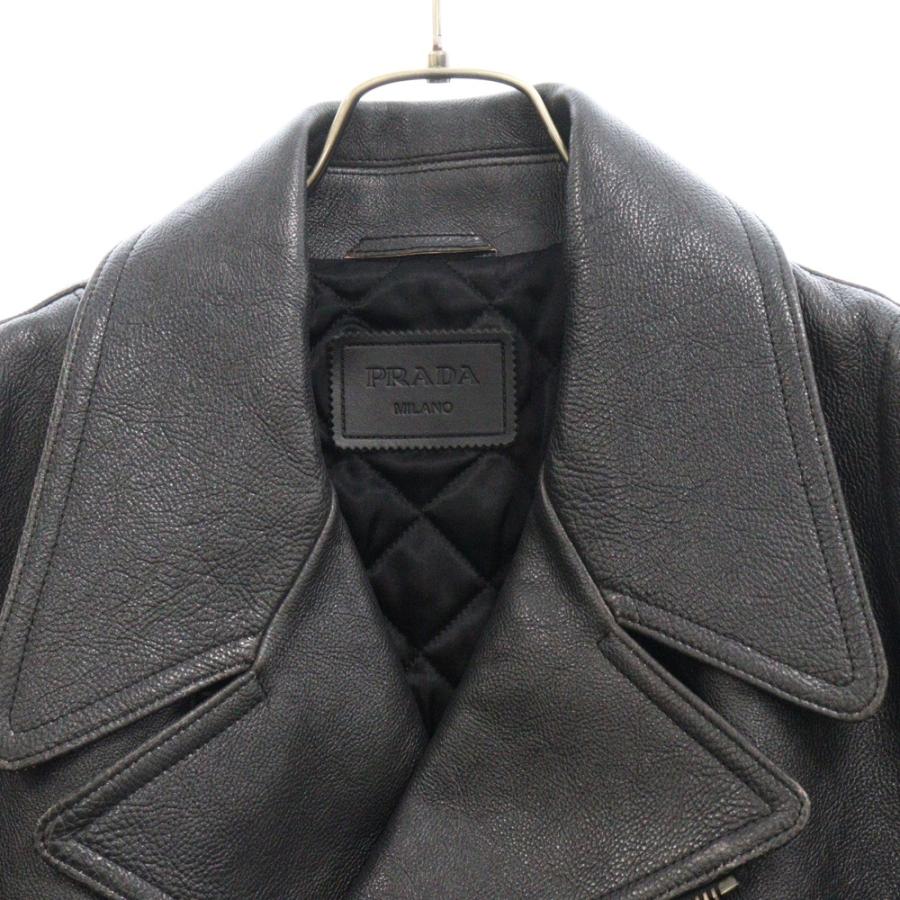 PRADA プラダ ラムスキン レザーダブルライダースジャケット PRADA プラダ ラムスキン レザーダブルライダースジャケット