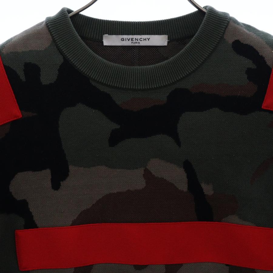 GIVENCHY ジバンシィ Camo Knit Sweatshirt カモフラージスウェット 