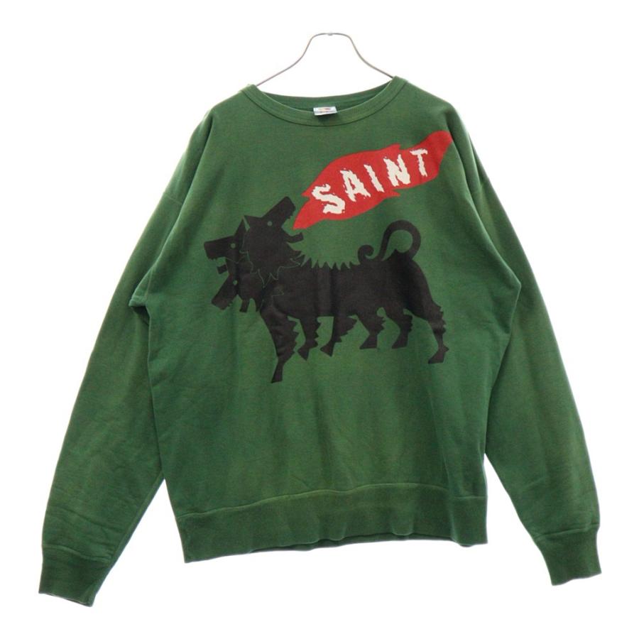 SAINT MICHAEL セントマイケル 22AW CRW N SWT/ CERBERUS ヴィンテージ 