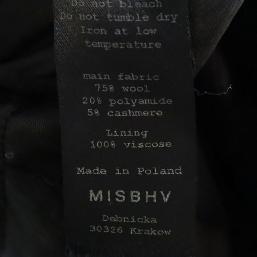 MISBHV（ミスビヘイブ） 17AW ウールチェスターコート オーバーサイズ