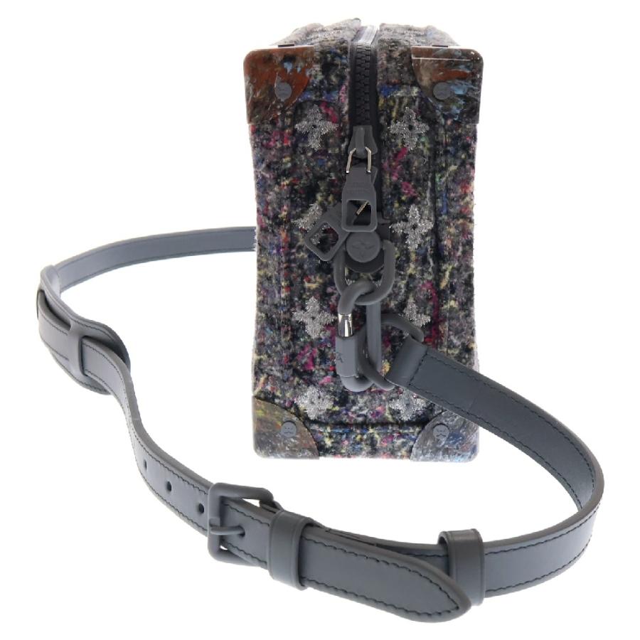 ルイヴィトン ショルダーバッグ グレー LOUIS VUITTON（ルイ・ヴィトン） ソフトトランク M58741 LV フェルト