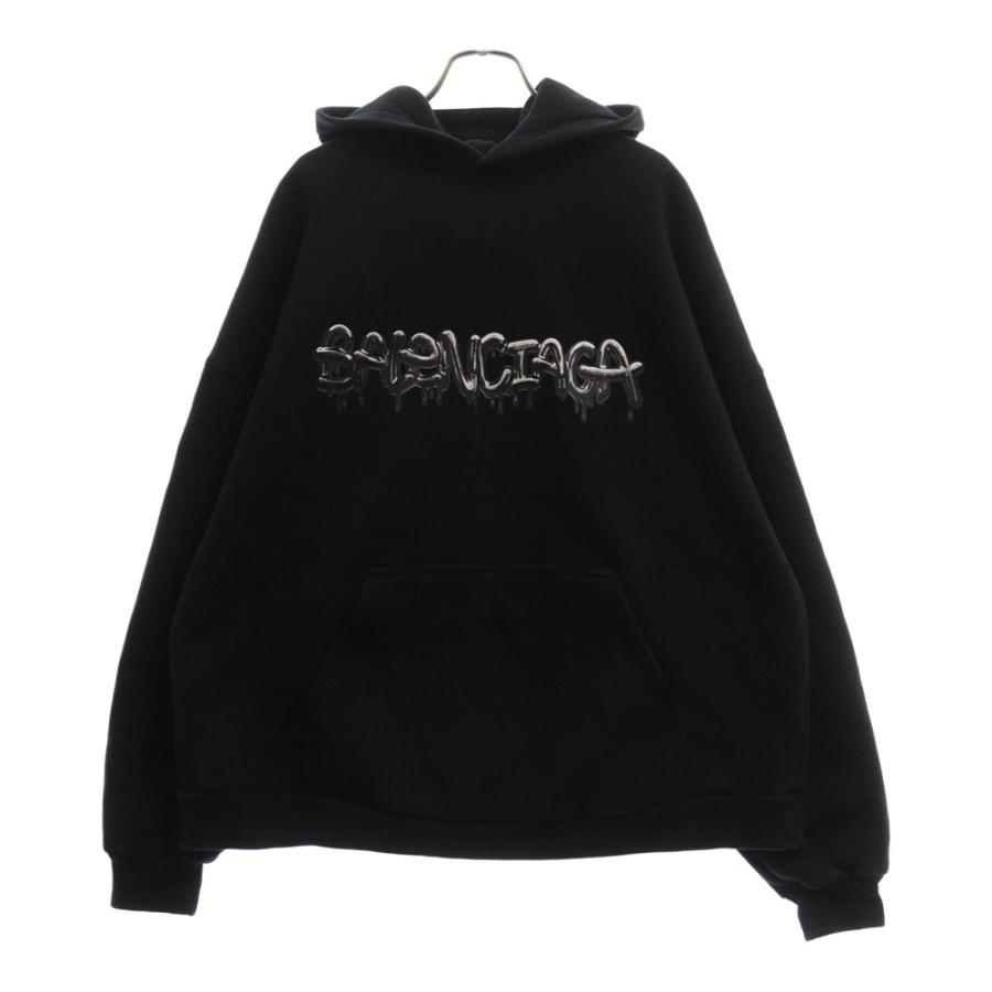 BALENCIAGA バレンシアガ 22SS スライムペイントロゴ プル BALENCIAGA バレンシアガ 22SS スライムペイントロゴ プル