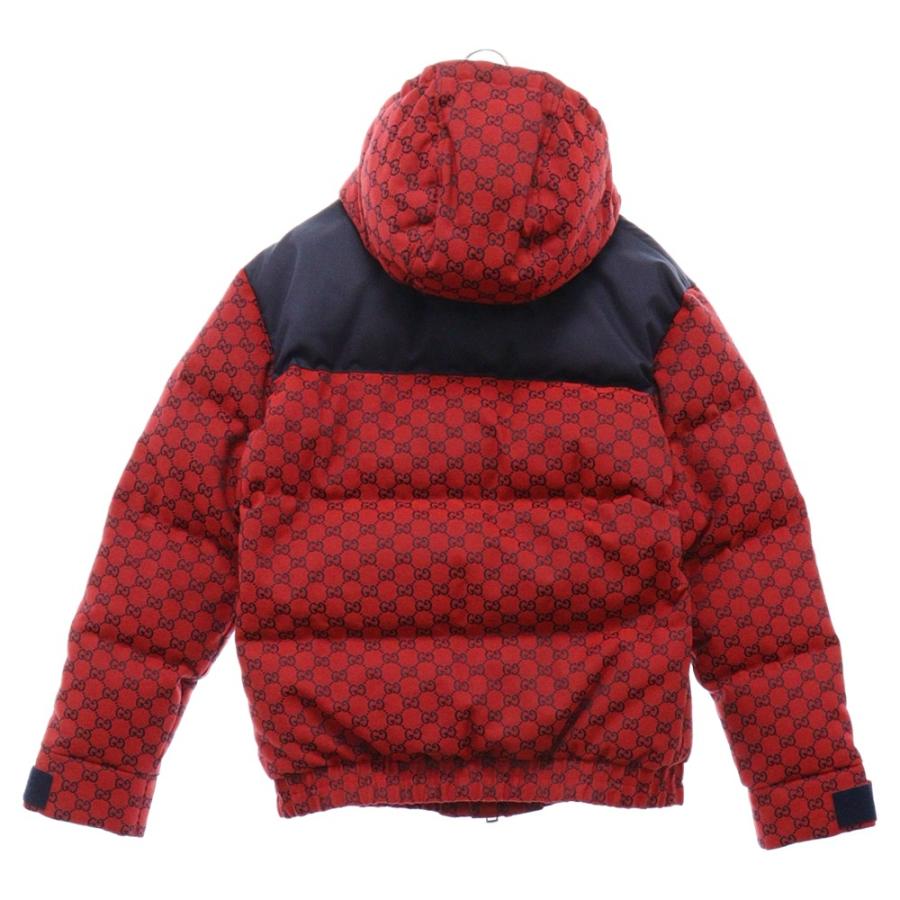 GUCCI グッチ 23AW GGキャンバス ダウンジャケット レッド GUCCI グッチ 23AW GGキャンバス ダウンジャケット レッド