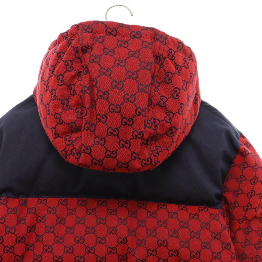 GUCCI グッチ 23AW GGキャンバス ダウンジャケット レッド GUCCI グッチ 23AW GGキャンバス ダウンジャケット レッド