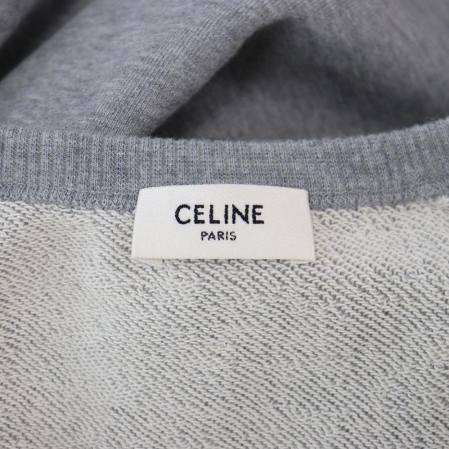 CELINE セリーヌ 23AW フロントロゴ刺繍 スウェットトレーナー CELINE セリーヌ 23AW フロントロゴ刺繍 スウェットトレーナー