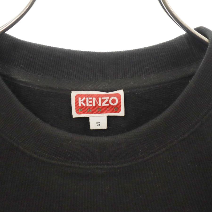 KENZO ケンゾー ロゴワッペン クルーネックスウェットトレーナー 