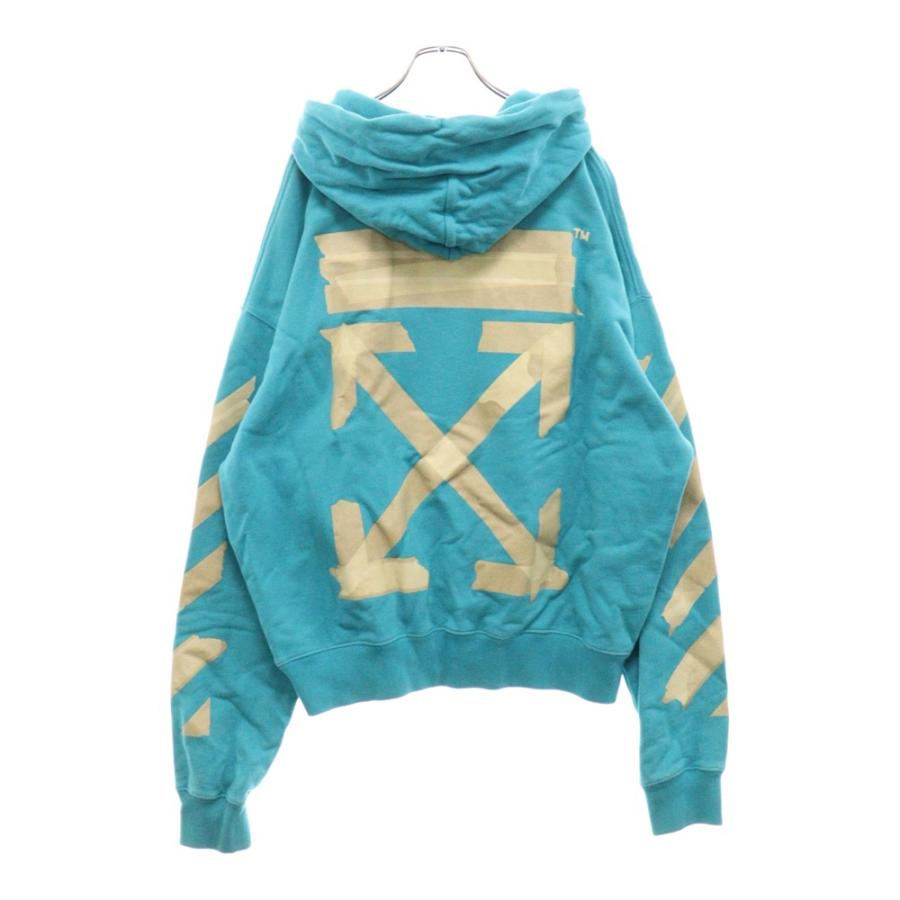 バックテープアロープリント プルオーバー パーカー