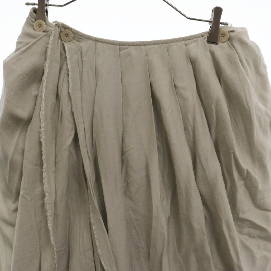 JULIUS ユリウス 24SS SILK BANBOO CLOTH PRIEST LONG SKIRT