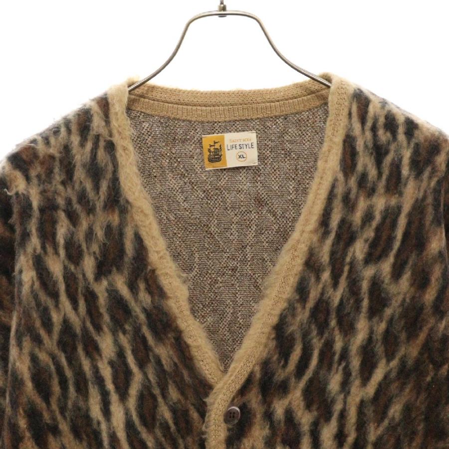 SAINT MICHAEL セントマイケル 24AW Mohair Cardigan Leopard SAINT MICHAEL セントマイケル 24AW Mohair Cardigan Leopard