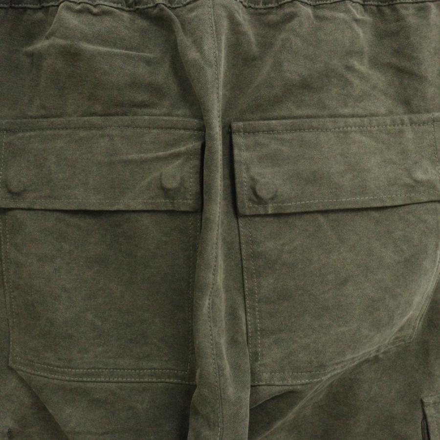 ASKYURSELF アスクユアセルフ ARMY 02 CARGO FRONT ZIP MILITARY PANTS 