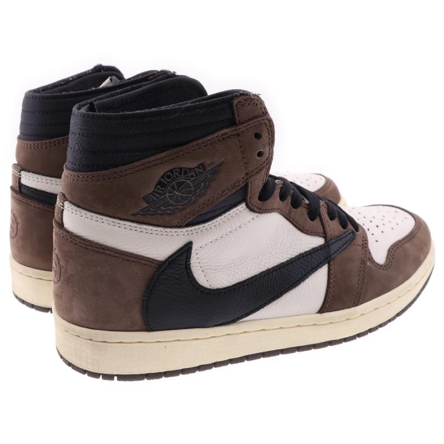 【鑑定済み】NIKE Travis Scott ハイカット 27センチ Travis Scott x Air Jordan 1 Retro High OG Mocha - Size 11 - CD4487