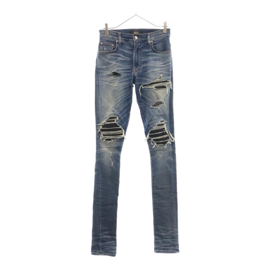 AMIRI アミリ MX1 JEANS 蛇腹切替ダメージ加工バイカースキニー AMIRI アミリ MX1 JEANS 蛇腹切替ダメージ加工バイカースキニー