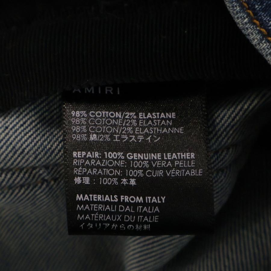 AMIRI（アミリ） MX1 JEANS 蛇腹切替ダメージ加工バイカースキニー