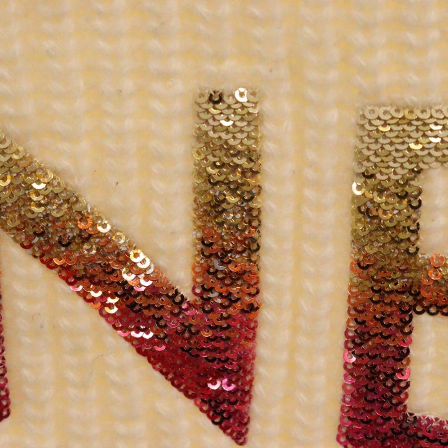 CELINE（セリーヌ） 22SS ロゴスパンコール クルーネックニット