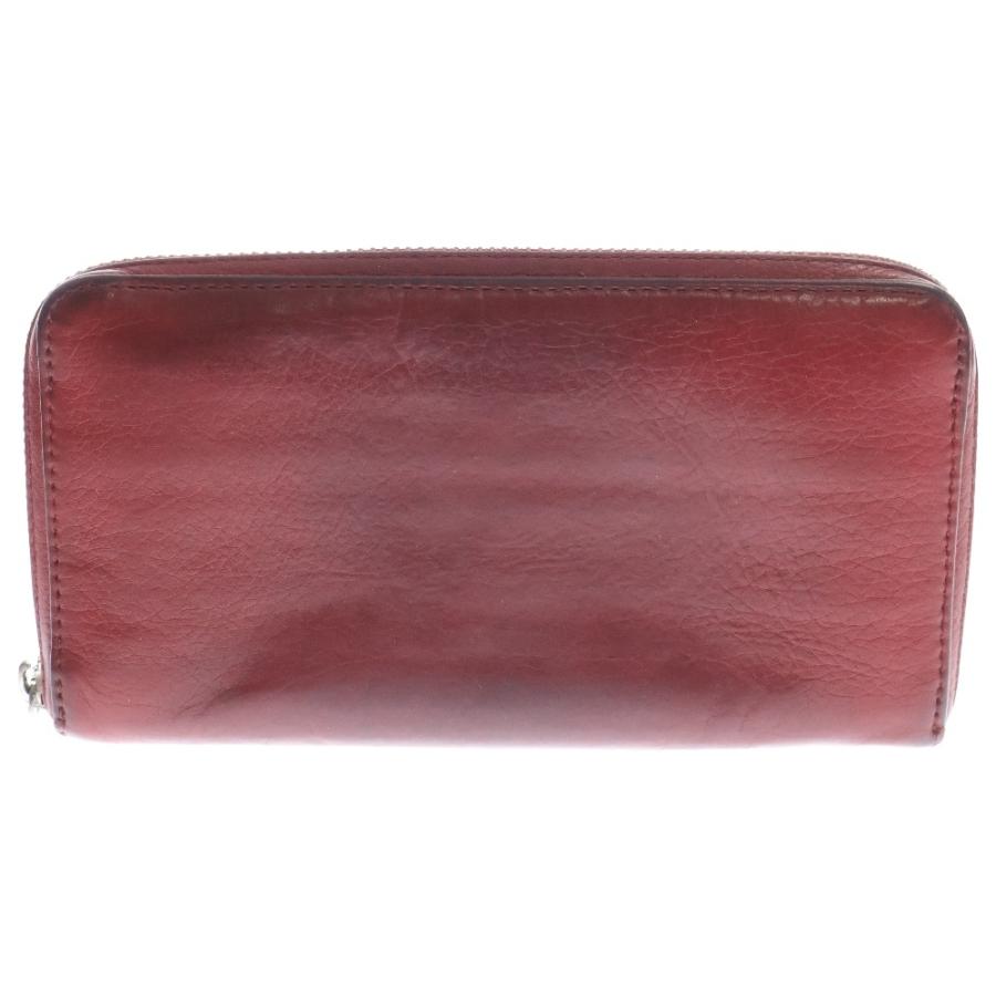 CHROME HEART(クロムハーツ) セメタリークロス 長財布 赤 レッド