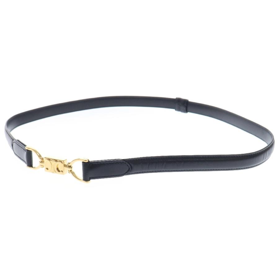 CELINE セリーヌ トリオンフ ロゴ レザーベルト 小物 レディース CELINE セリーヌ トリオンフ ロゴ レザーベルト 小物 レディース