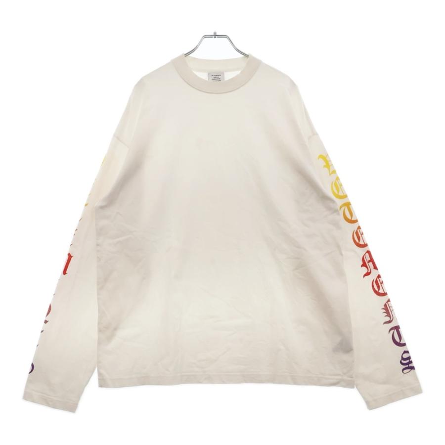 VETEMENTS ヴェトモン 21SS DEGRADE GOTHIC LOGO LONG SLEEVE 