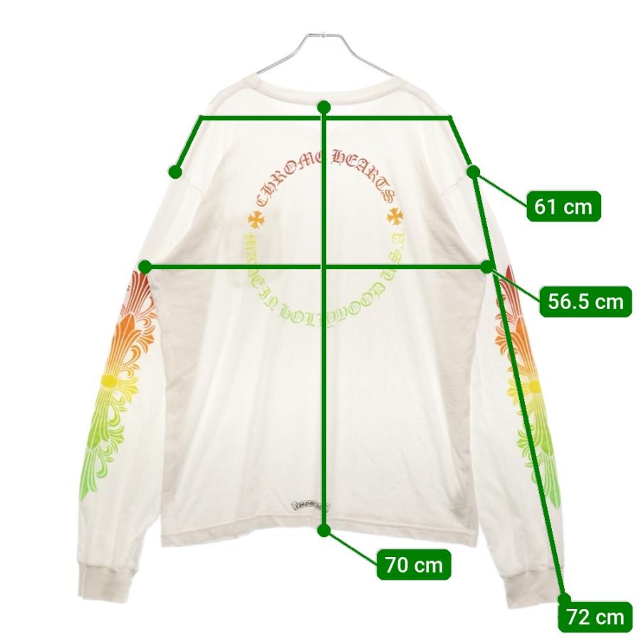 CHROME HEARTS（クロムハーツ） BACK GRAD CIRCLE LOGO L/S TEE バック