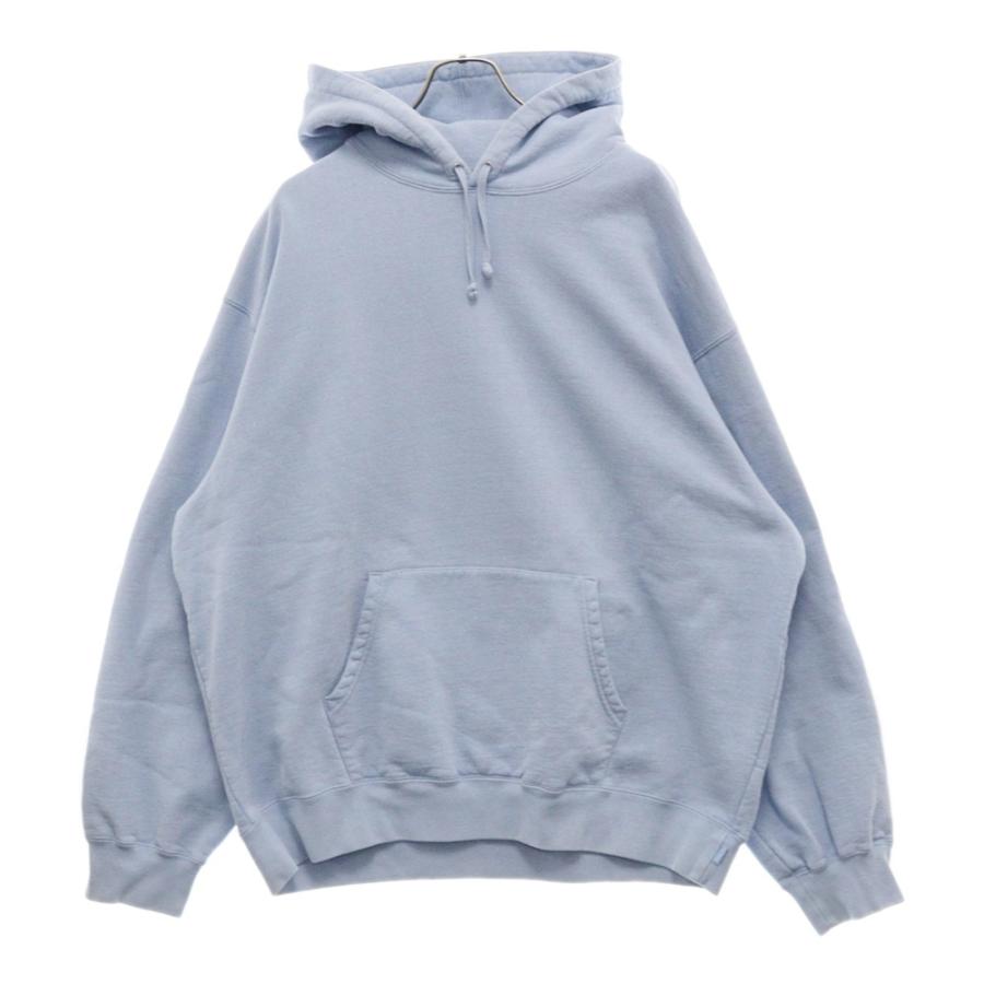 Supreme / 24AW Satin Applique Hooded Sweatshirt/パーカー/XL/コットン/BLU Supreme（シュプリーム） 24AW Satin Applique Hooded Sweatshirt