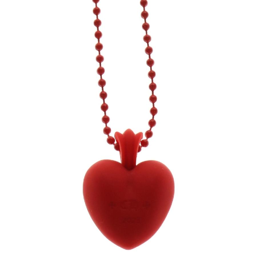 CHROME HEARTS (クロムハーツ) RUBBER HEART ハート ラバーネックレス 