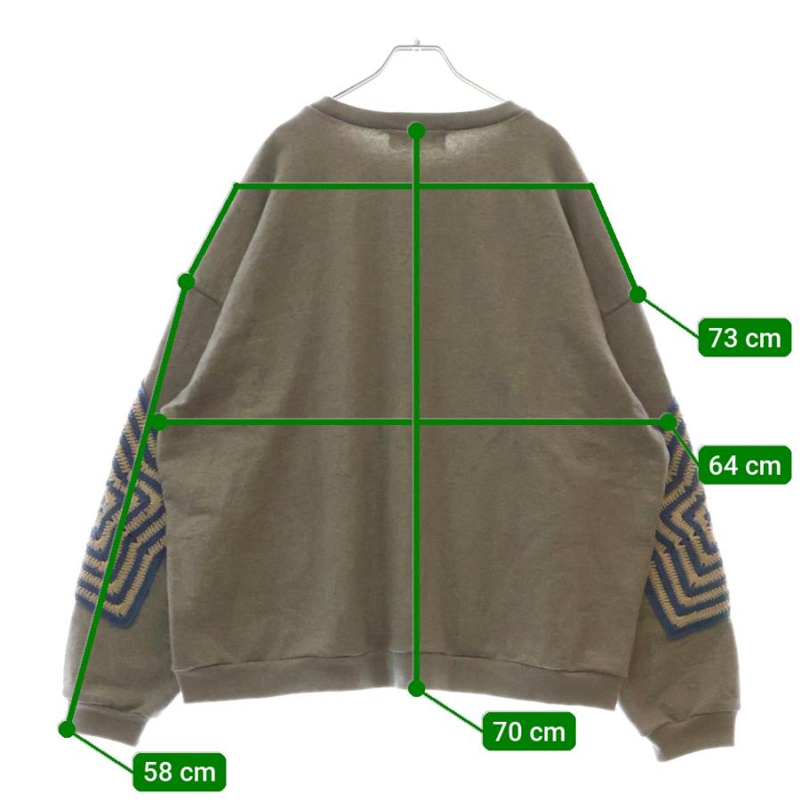 DISCOVERED（ディスカバード） STAR CROCHET SWEAT スター