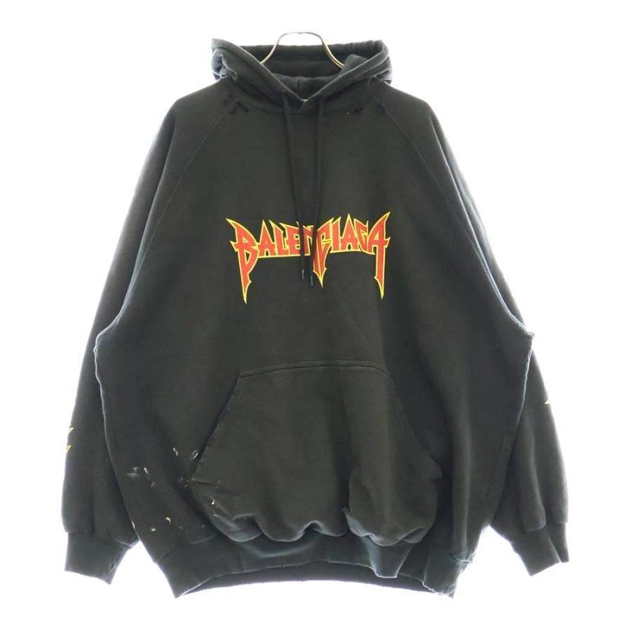 【国内正規品】Balenciaga メタルロゴフーディ BALENCIAGA（バレンシアガ） 22SS Metal Hoodie Logo メタルロゴ