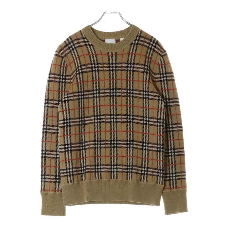 BURBERRY（バーバリー） ノバチェック クルーネックニットセーター