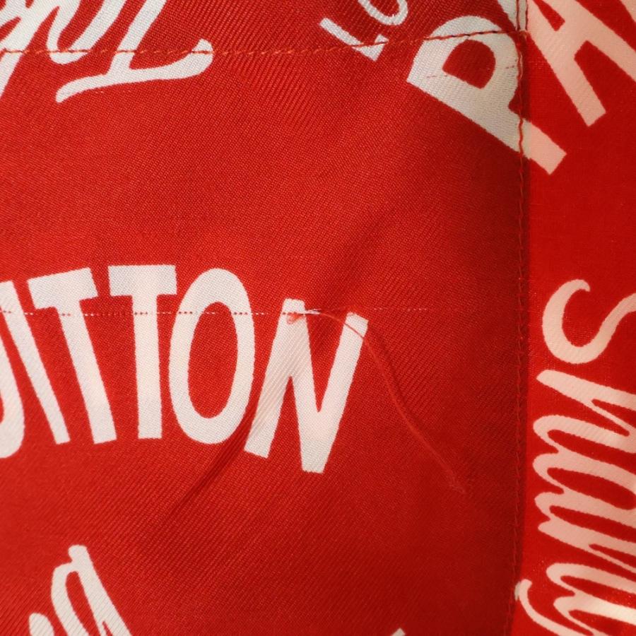 【LOUIS VUITTON】ルイヴィトン 半袖カットソー Mサイズ ベロアリボン コットン レッド/br3186kw LOUIS VUITTON(ルイヴィトン) 23SSVCCM08 ロゴデザイン半袖ニット
