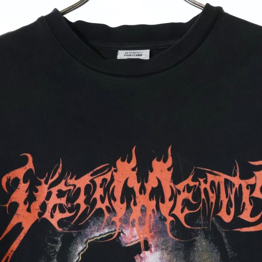 VETEMENTS（ヴェトモン） 17AW OVERSIZED HEAVY METAL PRINT TEE 