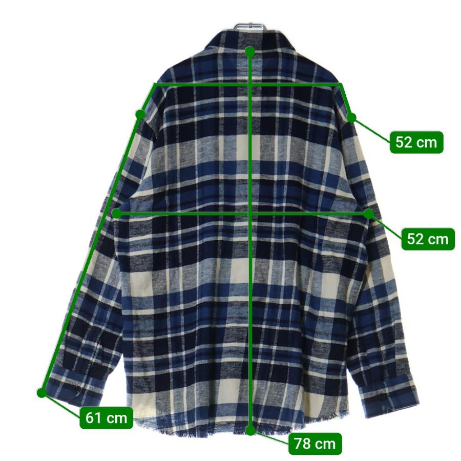 CELINE（セリーヌ） 24SS OVERSIZED SHIRT IN CHECKED COTTON オーバー