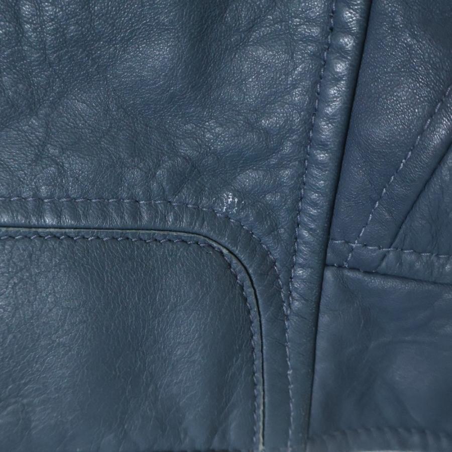 BALENCIAGA（バレンシアガ） Leather Biker backet レザー