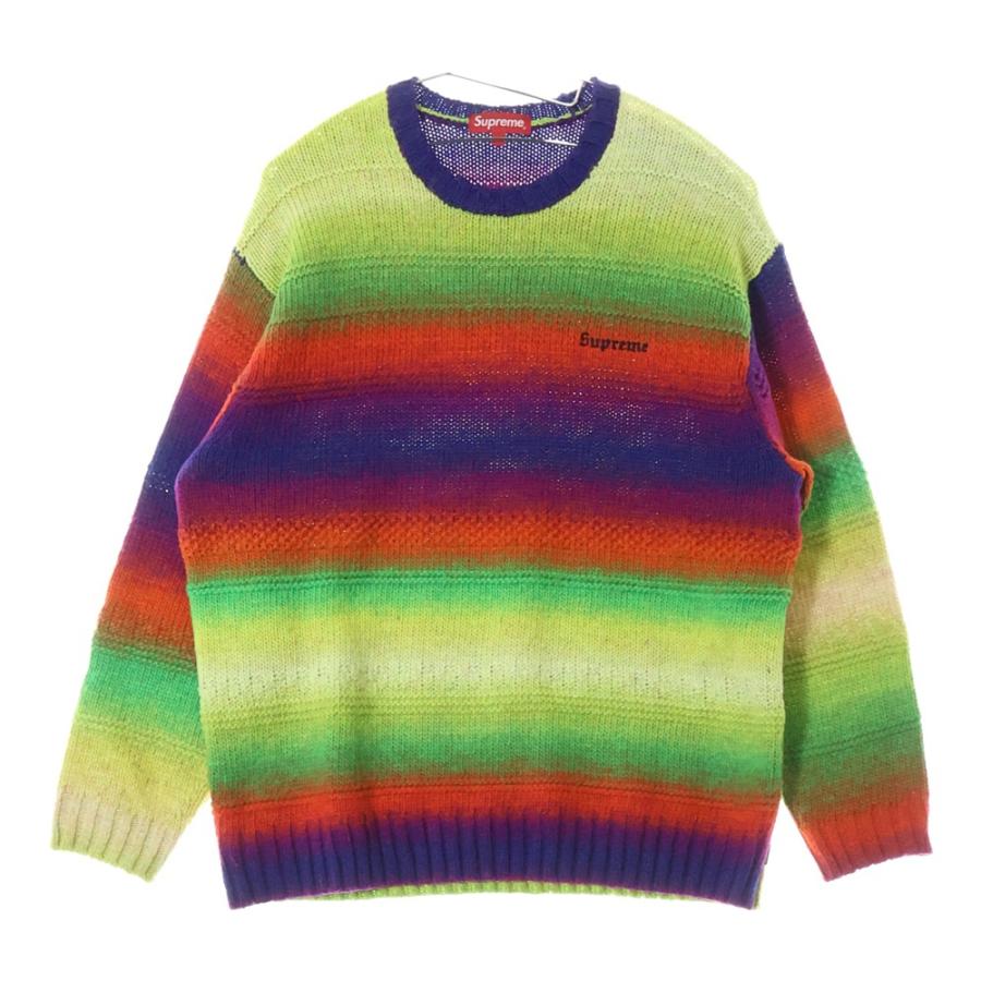 Supreme グラデーションニットセーター Lサイズ Supreme（シュプリーム） 【Gradient stripe sweater】 グラデーション