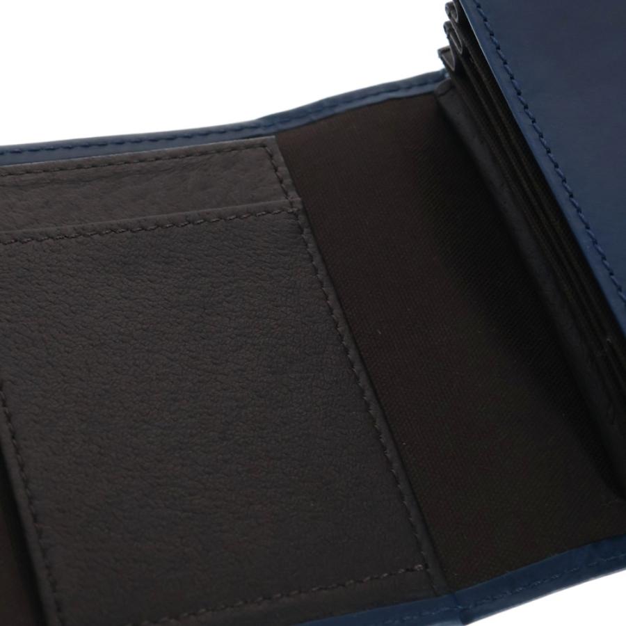 NO BRAND ノーブランド MILLEFOGLIE ミッレフォッリエ 二つ折り財布 ブルー NO BRAND ノーブランド MILLEFOGLIE ミッレフォッリエ 二つ折り財布