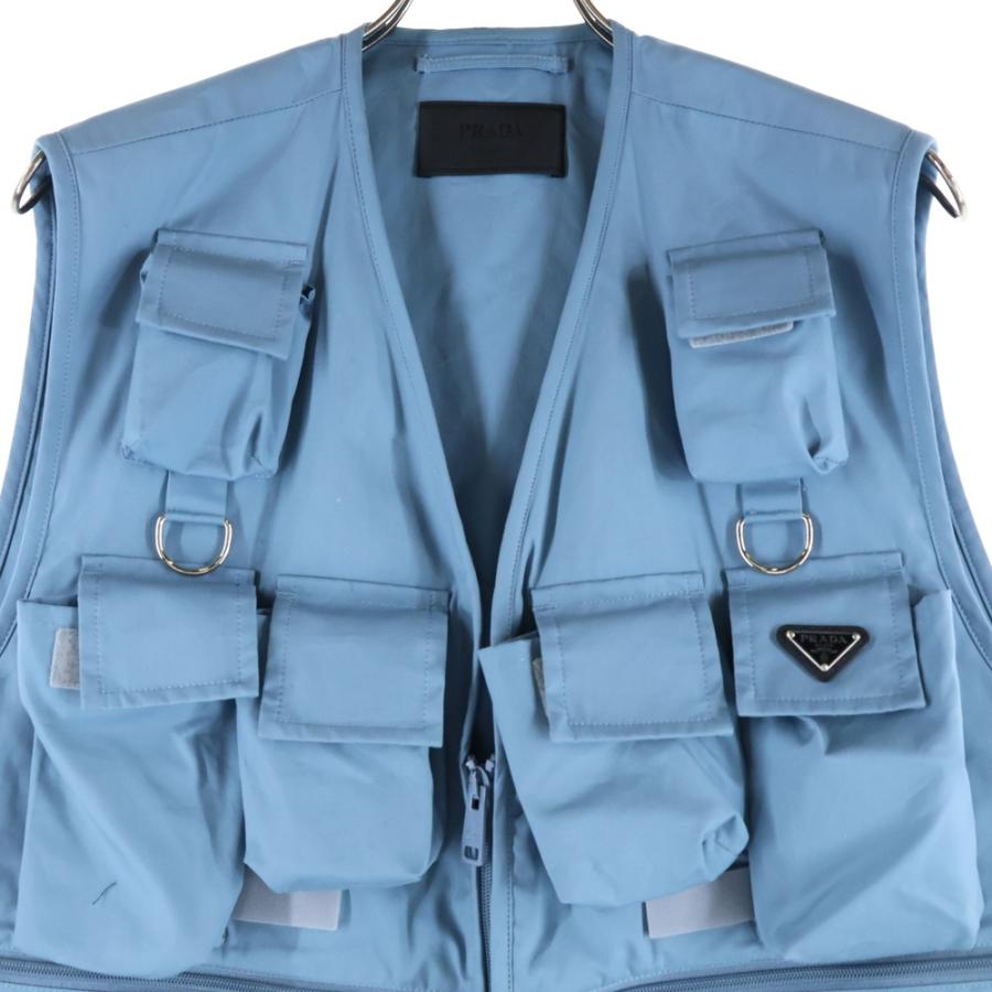 PRADA（プラダ） 24SS ユーティリティー ベスト トライアングルロゴ